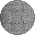 thumbnail image 1 of Ahgly Company Indoor Round Oriental Gray Traditional Area Rugs, 3' Round, 1 of 4