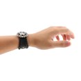 thumbnail image 3 of Brazalete de material cuero Ancho Para Hombre Retro Negro Pentagrams Brazalete Yinane Pulsera, 3 of 8