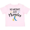 thumbnail image 3 of Inktastic No Mistakes, Just Miracles Down Syndrome Awareness Boys or Girls Toddler T-Shirt, 3 of 5