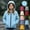 A-Blue, variant on Girls Rain Jacket Waterproof Hooded Raincoats Outdoor School Daily Travel Lightweight Windbreaker Raincoat(Black,5-6 Years)