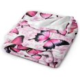 thumbnail image 4 of Verolix Decorative Throw Blanket 40 x 50 Inches, Soft Flannel Fleece Lightweight Cozy Blanket for Sofa, Bed and Living Room, 4 of 5