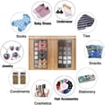 thumbnail image 5 of ENTASSER Household goods non-woven storage hanging type storage baggray, 5 of 5
