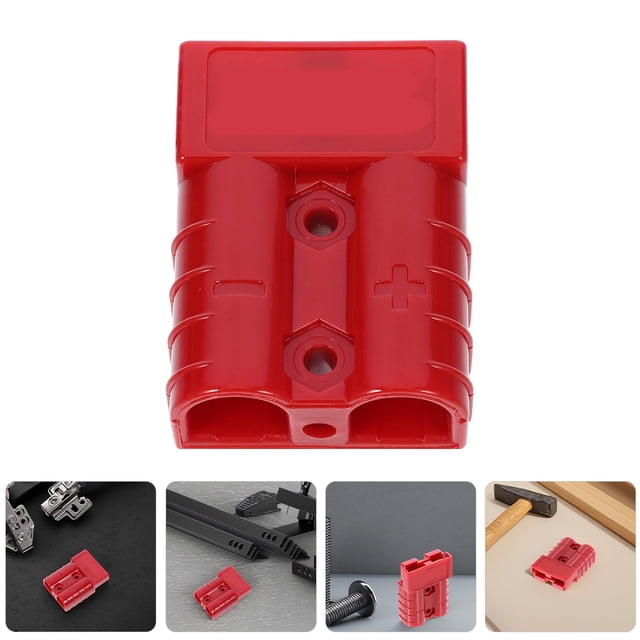 UPOUART 2Ud Conector De Batería Para Motor Y Remolque Rojo Resistente Y
