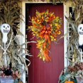 thumbnail image 1 of ¡En oferta! Corona artificial de otoño de 23 pulgadas, coronas para puertas otoñales, corona de otoño., 1 of 5