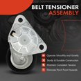 thumbnail image 2 of A-Premium Belt Tensioner Assembly with Pulley Compatible with Chevrolet Corvette 1997-2004 V8 5.7L, 2 of 5