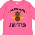 thumbnail image 4 of Inktastic Big Bro Announcement Thanksgiving Brother Boys Long Sleeve Toddler T-Shirt, 4 of 5