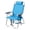 Blue | 38.89"H, variant on GZXS Backpack Beach Chair, 5 Position Adjustable Camping Chair, Portable Folding Chair with Pillow, Towel Bar, Cooler Bag and Storage Pocket, 220 lbs Capacity, Blue