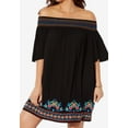 thumbnail image 4 of Swim 365 Women's Plus Size Off-The-Shoulder Cover Up, 4 of 6