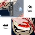 thumbnail image 5 of Baseball Kitchen Rug Runner Rectangular 15.7"x59" Washable Absorbent Kitchen Runners Runner Rug, 5 of 6