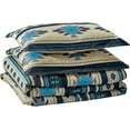 thumbnail image 4 of Chezmoi Collection Prescott 2-Piece Southwestern Multi-Color Teal Comforter Set, Twin, 4 of 4