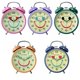 thumbnail image 2 of Saytay Reloj despertador de dormitorio de 4 pulgadas, reloj despertador sonriente, reloj de escritorio para decoración del hogar de estudiantes (hy), 2 of 5