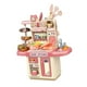 thumbnail image 5 of Cocina Playset Perfke juguetes de aprendizaje para niños Preescolar rosa juego de simulación de cocina, 5 of 9