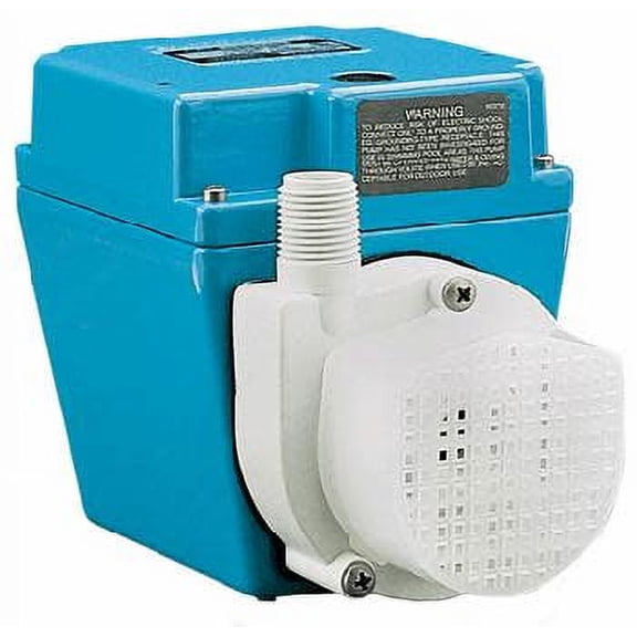 Little Giant 504186 1/12 Hp 710 Gph 115V Small Submersible Permanently Lubricated Pump -