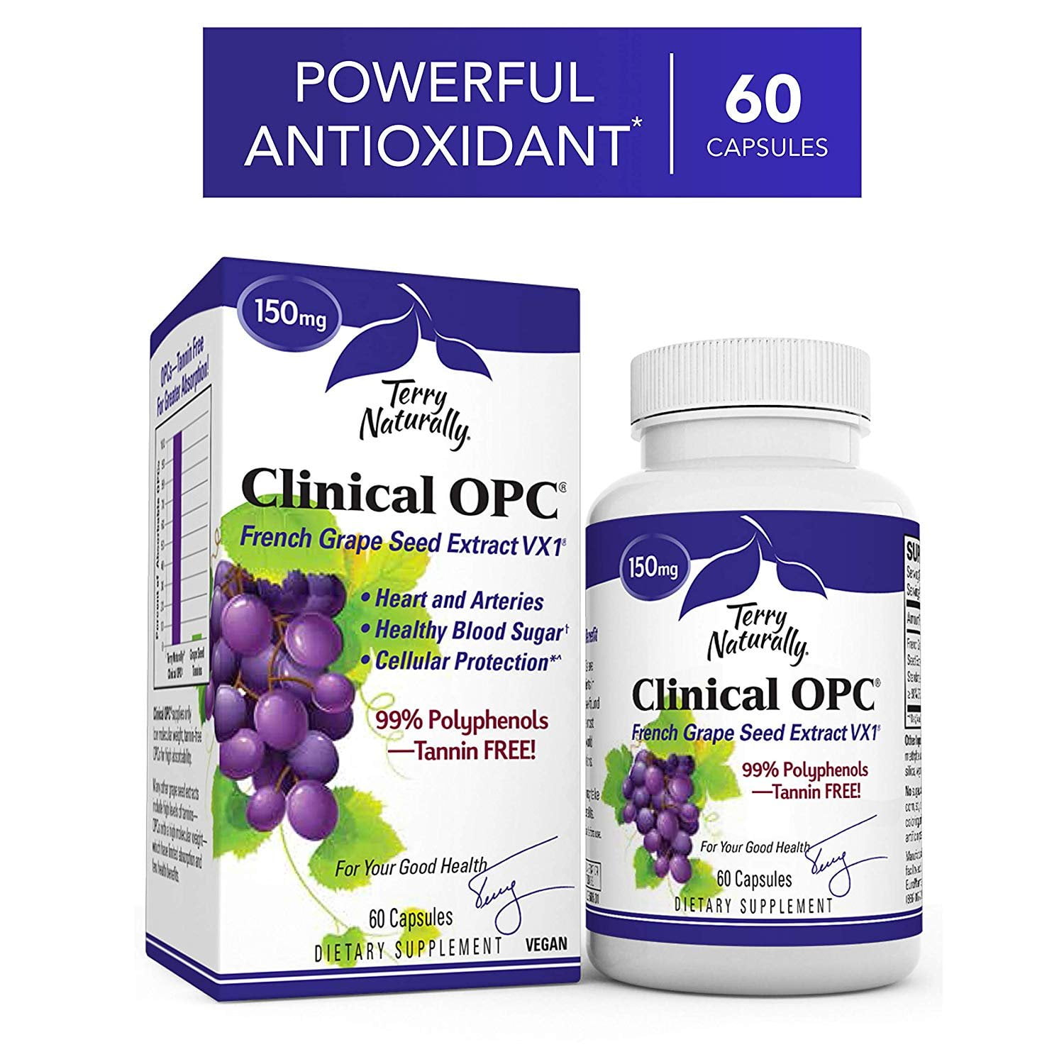 SRS OPC 100/% premium traubenkern extracto de restos de Francia