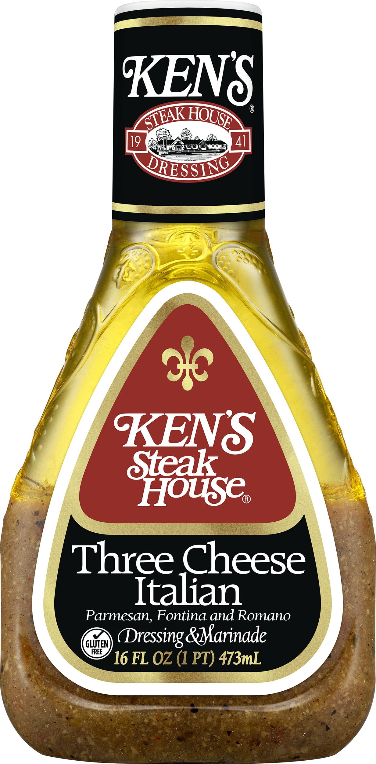 Ken's Steak House Three Cheese Italian Salad Dressing & Marinade, 16 fl. oz