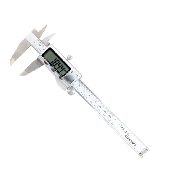 0-150mm Vernier Caliper Stainless Steel LCD Digital Caliper 6 Inch Instrument Depth Measuring Tools By ,Easy to Operate