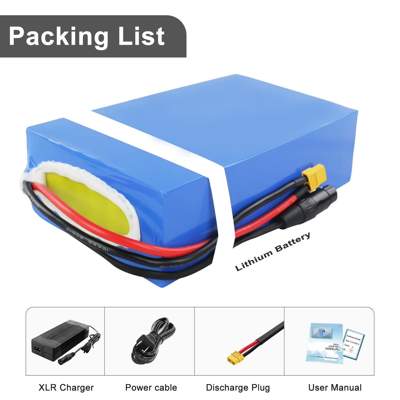 BVSLTUK 72V Battery, 72V 20AH Lithium Battery Pack for  500W-3000W Ebike Conversion Wheel Kit/Brush and Brushless Hub Motor/Golf Cart/Tricycle/Scooter