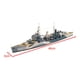 thumbnail image 5 of 1:400 escala modelo 3D rompecabezas barco crucero ligero fácil de montar hecho a mano sin terminar barco para estantes de escritorio decoración Hugo Montaje de barco de bricolaje, 5 of 9