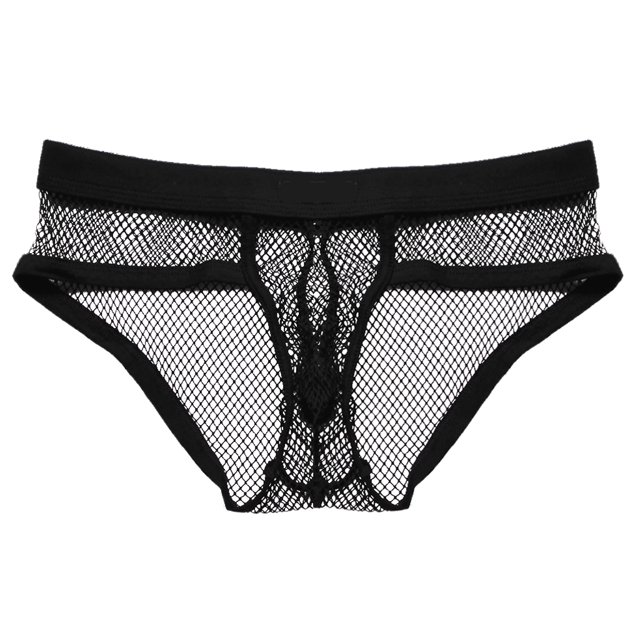 De Correa De Ropa Interior De Los Hombres Breve Transparente De Mal De Negro XL SG Sunnimix Ropa Interior Atractiva