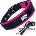 thumbnail image 5 of BLACK RHINO Comfort Dog Collar Ultra Soft Neoprene (Small, Pink/Black), 5 of 7