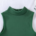 thumbnail image 3 of SCSAlgin Women's Spring Sleeveless Turtlenecks Tops Mock Neck Ribbed Solid Pullover Tank, 3 of 5