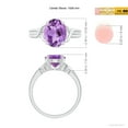 thumbnail image 5 of ANGARA Natural 2.28 Ct. Amethyst Solitaire Ring in 14K White Gold for Women (Ring Size: 11), 5 of 9