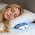 thumbnail image 2 of Para dormir: mini dispositivo portátil con ruido blanco, temporizador, ayuda para dormir inalámbrica con estéreo, auriculares privados para dormir, control de volumen para dormir de lado, 2 of 4