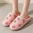thumbnail image 4 of Willtoo Women Slippers Plush Warm House Slippers,Closed Toe Casual Home Shoes Memory Foam Slip-on Slippers Outdoor Indoor Bedroom Shoes, 4 of 5