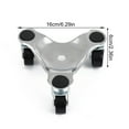 thumbnail image 3 of Triangular Base Wheeled Load Shifter Carbon Steels Moving Tool 3 Wheel Dollies For Easy Furniture Warehouse Moving, 3 of 8