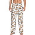 thumbnail image 2 of Goofa Dachshund Dog Puppy Printed Soft Pajama Pants for Men, Wide Leg Comfy Casual Lounge Yoga Pants-Medium, 2 of 9