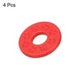 thumbnail image 3 of Correa de Bloqueo para Guitarra Unique Bargains Rojo Arandela Protector Paquete de 4, 3 of 5