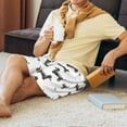 thumbnail image 5 of Sikiie Dachshund Dog Puppy Mens Pajama Shorts, Lightweight Lounge Pant with Pockets Soft Sleep Pj Shorts for MenMedium, 5 of 6