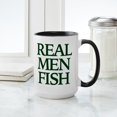 thumbnail image 4 of CafePress - Real Men Fish Mugs - 15 oz Ceramic Large White Novelty Mug, 4 of 4