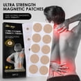 thumbnail image 3 of Huadaliy 50pcs/Box Magnetic Acupoint Patches Magnet Acupuncture Therapy Plaster Neck Back, 3 of 9