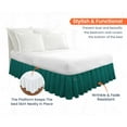 thumbnail image 2 of SGI Bedding 9 Inch Ruffled Bed Skirt | Microfiber Bed Skirt | Fade Resistant, Wrinkle Free, Anti-static, Decorative, Extra Storage Space, Clutter-Free |King, Teal, 2 of 8
