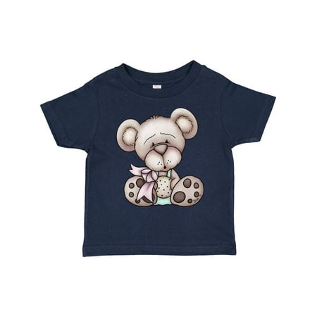 

Inktastic Teddy Bear with Cookie Gift Toddler Boy Girl T-Shirt