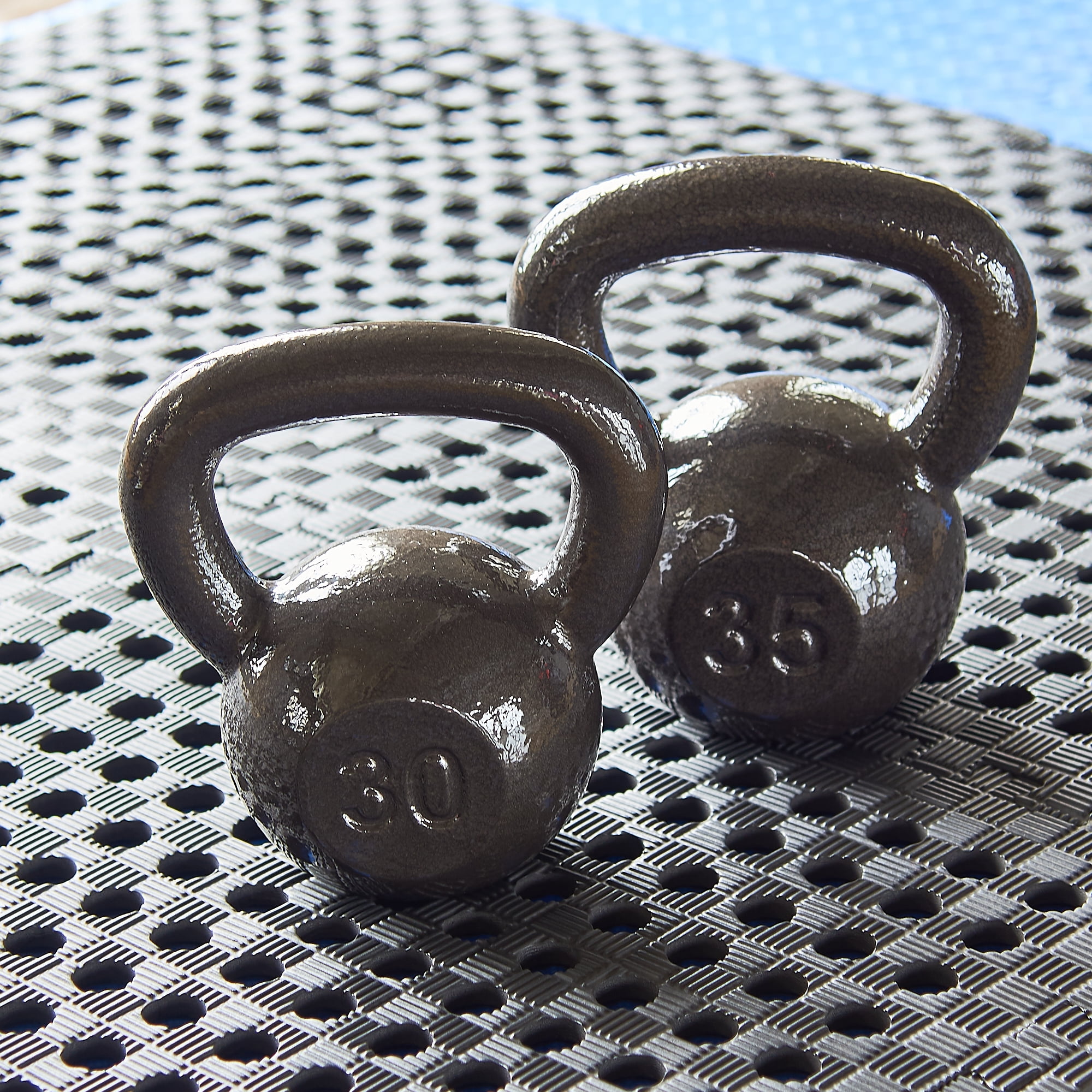 BalanceFrom Cast Iron Kettlebell, Single, 50 lbs