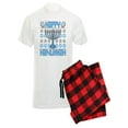 thumbnail image 1 of CafePress - Happy Hanukkah - Men's Light Pajamas, 1 of 1
