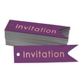 thumbnail image 1 of Inkdotpot Rose Gold Foil Paper Hang Tags Invitation Party Favor Tags 50 Pieces, 1 of 6