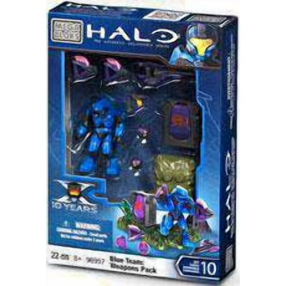 Halo Blue Team: Weapons Pack Set Mega Bloks 96957 (Covenant Elite)