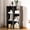 6 Cube-coal Black, variant on Wood Cube Storage Organizer with Open Back and Removable Back Panels, 11In White Cube Storage Bookshelf, Cubicle Shelf Bookcase for Home Office Bedroom Living Room, Vertical or Horizontal