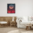 thumbnail image 2 of Stupell Industries Person Swinging From Moon Nature Painting Black Floater Framed Art Print Wall Art, 25 x 31, 2 of 9