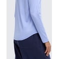 thumbnail image 4 of CRZ YOGA Pima Cotton Crewneck Long Sleeve Shirts for Women Workout Athletic Yoga Casual Tops Soft T-Shirt, 4 of 4