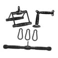 thumbnail image 2 of S SERENABLE LAT Pulldown Bar Cable Attachment Sturdy Heavy Duty Straight Bar Handle for Cable Pulley System Machine Home Fitness Exercise Style A, 2 of 9