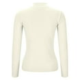 thumbnail image 3 of Fgnfyis Women Half Turtleneck Sweater Pullover for Autumn Winter Casual Wear Beige One Size, 3 of 8