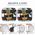 thumbnail image 6 of Sikiie Pineapple With Black Glasses Print Foldable Car Windshield Sun Visor, Car Window Sunshade Suitable for Sedan, SUV and Truck Car Accessories-Medium, 6 of 6