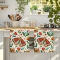 thumbnail image 4 of Butterfly Flower Kitchen Towels Set of 4, Spring Watercolor Floral Leaf Beige Absorbent Dish Towels for Kitchen, Microfiber Hand Towel, Quick Drying Tea Towel for Cleaning Decorative Dishcloths, 4 of 7