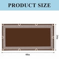 thumbnail image 3 of Coffee Brown Greek Key Fluorescent Light Covers, Geometric Greece Ancient Farmhouse Geo Magnetic Light Covers for Ceiling Lights, Fluorescent Ceiling Shade for Classroom Bedroom Office 4x2Ft x 1PCS, 3 of 8