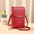 thumbnail image 6 of Anti-Theft Leather Bag,Small Crossbody Cell Phone Purse Wallet for Women,RFID Block Phone Purse Crossbody with Shoulder Strap, 6 of 9