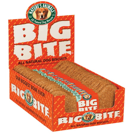 Nature's Animals Inc.-Big Bite Biscuit- Lamb & Rice 8 Inch (Case of 24
